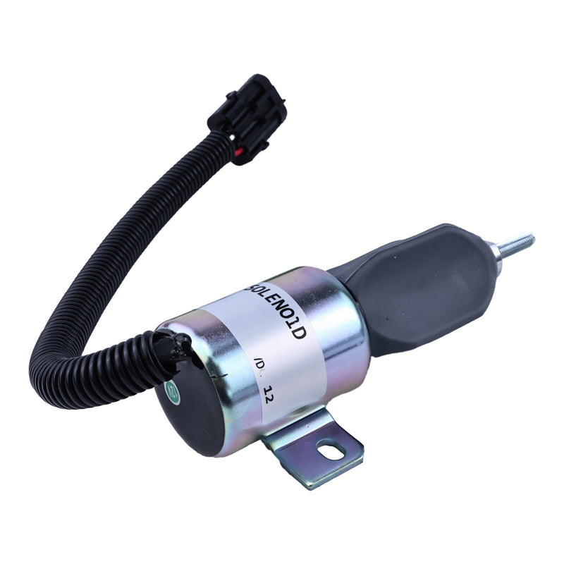 DURAFORCE 12V Fuel Shutoff Solenoid 1751ES-12E2UC3B1S1 for Woodward 1700 Series