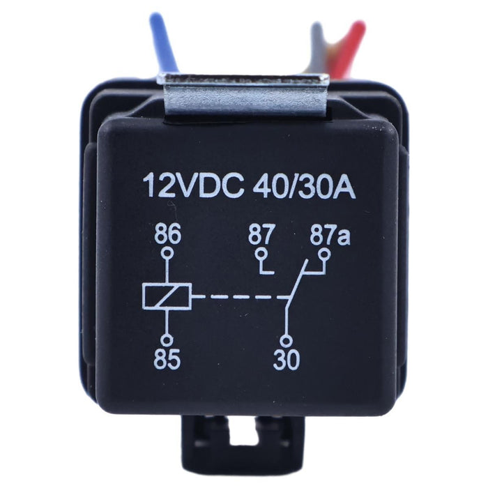 DURAFORCE 12V 40A Weatherproof Relay 3740049 for JLG Lift Models 400S 600S 460SJ 660SJ