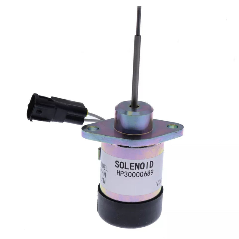 DURAFORCE 12V Fuel Stop Solenoid PS41CZ318 1E411-60012 for Kubota D902 Z482 Engine