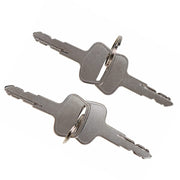 DURAFORCE 4Pcs Ignition Keys CH12206 for John Deere 670 750 770 790 850 870 950 990 1050