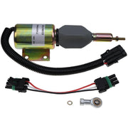 DURAFORCE Fuel Shutoff Solenoid RE516083 for John Deere 120 160LC 200LC 230LC 270LC