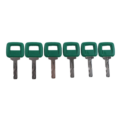 DURAFORCE 6P Ignition Keys 11039228 for Volvo Articulated Haulers A20C A25C A25D A30C A35C