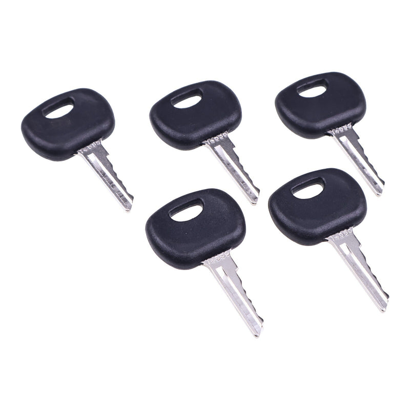 DURAFORCE 5Pcs Ignition Keys 14685 for Bomag Vibromax Rammax Wacker Multiquip Deutz