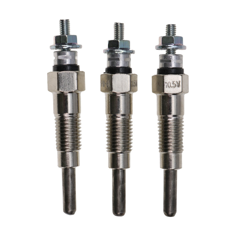 DURAFORCE 3Pcs Glow Plug 129155-77800 YM119717-77800 for Yanmar 4D98E 4D94E 4TNE92