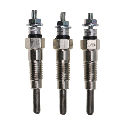 DURAFORCE 3Pcs Glow Plug 129155-77800 YM119717-77800 for Yanmar 4D98E 4D94E 4TNE92