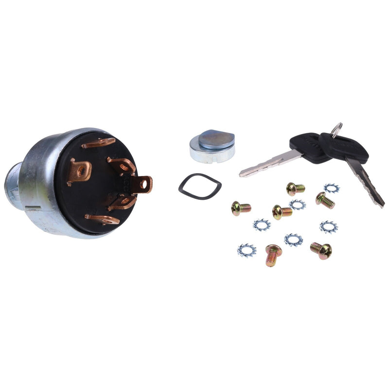 DURAFORCE Komatsu Ignition Switch w/2 Keys 20S-06-31130 PC05-6 PC05-7 PC10-6