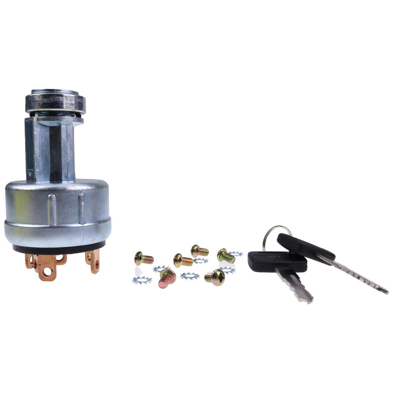 DURAFORCE Komatsu Ignition Switch w/2 Keys 20S-06-31130 PC05-6 PC05-7 PC10-6