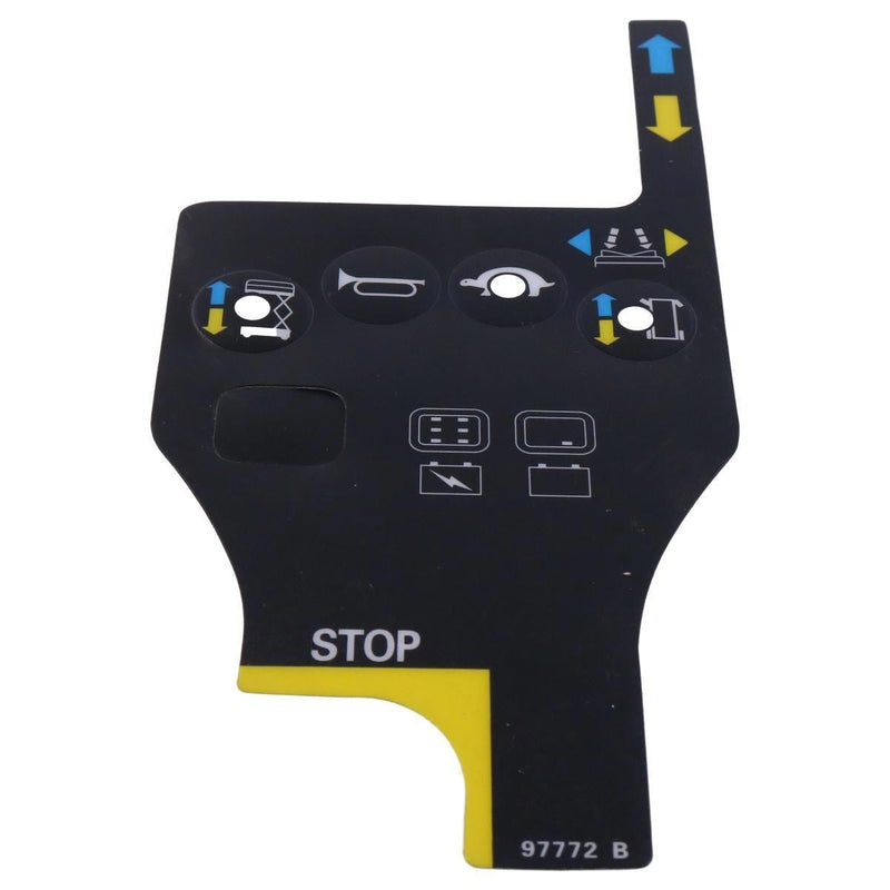 DURAFORCE Genie Control Box Overlay Decal 97772GT for GR-12 GR-20 QS-12R QS-20R GS-1930