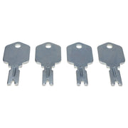 DURAFORCE 4P Ignition Keys 166 for Daewoo Clark Yale Hyster Komatsu Mustang Gehl Forklifts