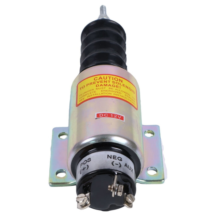 DURAFORCE 12V Fuel Shutoff Solenoid SA-2606-A Woodward 3-Terminal 2001-12E2U1B2S1A