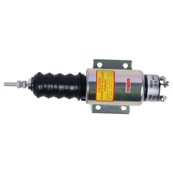 DURAFORCE 12V Fuel Shutoff Solenoid SA-2606-A Woodward 3-Terminal 2001-12E2U1B2S1A