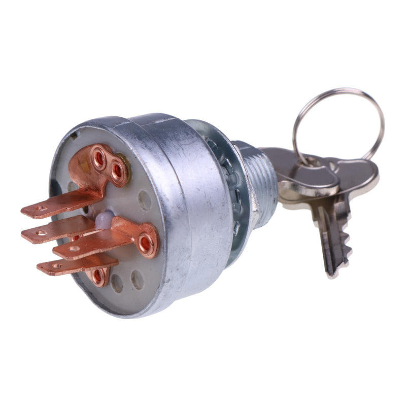 DURAFORCE Ignition Switch w/ 2 Keys 103208801 for Club Car Golf Cart Bobcat 2200 2300