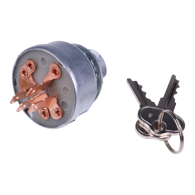 DURAFORCE Ignition Switch w/ 2 Keys 103208801 for Club Car Golf Cart Bobcat 2200 2300