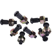 DURAFORCE 8PCS Wheel Studs & Nuts Kit for Bobcat 533 611 722 S175 S205 S510 S630 S770