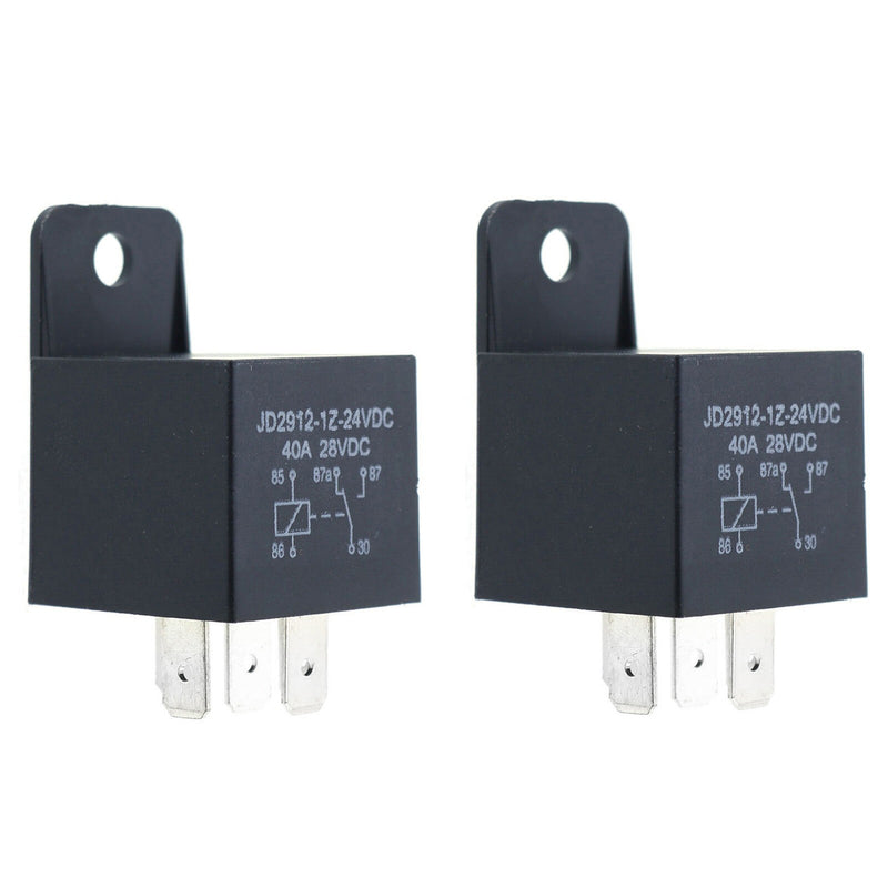 DURAFORCE 2X 12V Ignition Relay 5-Pin 307-2562 307-1886 for Onan Generator Run Stop