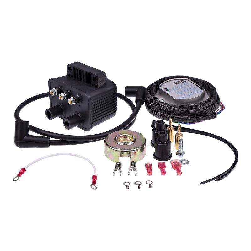 DURAFORCE Programmable Single Fire Ignition Coil Kit 53-660 for Evo Big Twin XL 1970-03