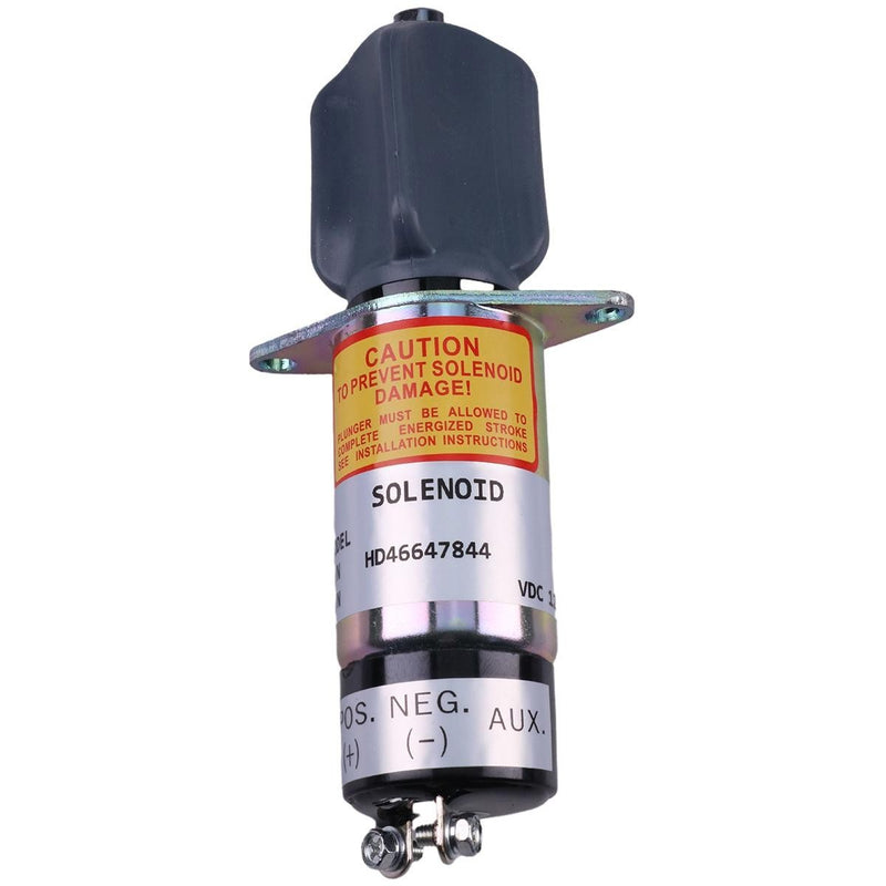 DURAFORCE 12V Shutoff Solenoid 1504-12A7U1B1 SA-3527-T for Yanmar 3-6 Cylinder Engine