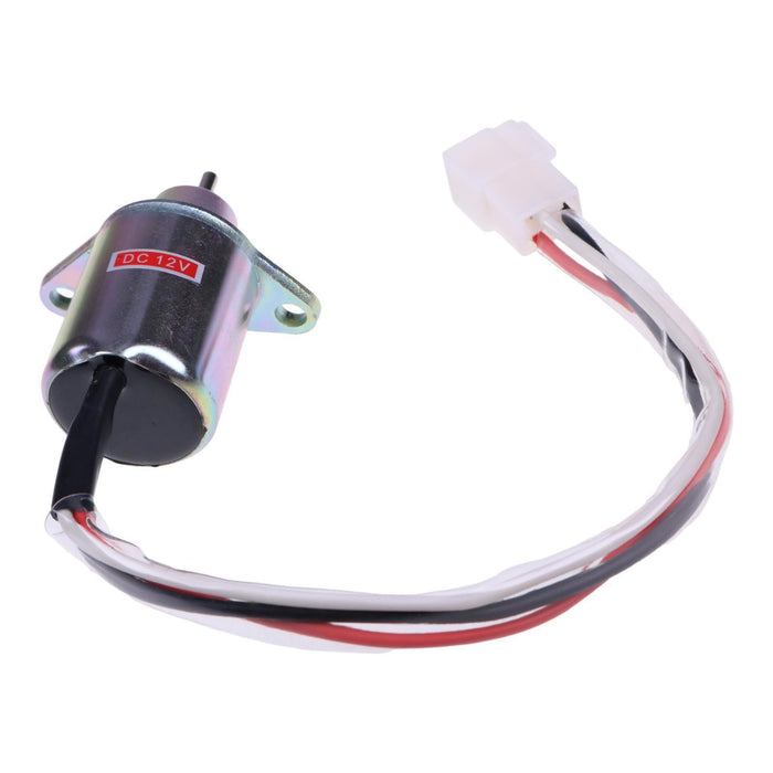 DURAFORCE 12V Fuel Shutoff Solenoid 2503531 7018116 for Yanmar Cummins Excavator JLG