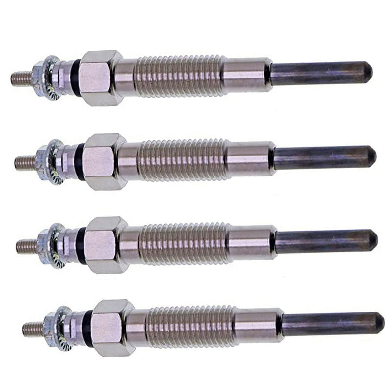 DURAFORCE 4Pcs Glow Plug 5606-665-7300-0 MM409510 for Bolens G152 G174 Iseki TX1300 TL2100