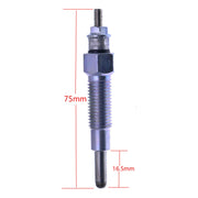 DURAFORCE 3X Glow Plug 15221-65516 for Kubota L225DT L245DT V1902 V1702 V1501 Engine