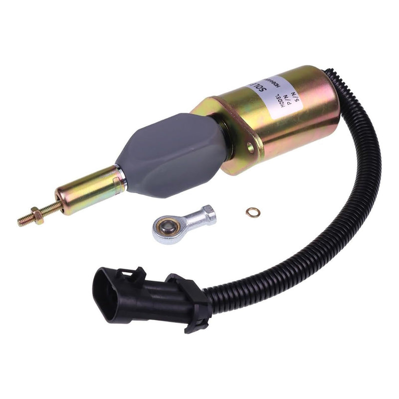 DURAFORCE Shut Off Solenoid 3939019 SA-4889-24 for Cummins 5.9L 8.3L Hyundai Engine