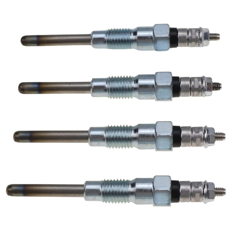 DURAFORCE 4Pcs Glow Plug 6655233 for Bobcat Skid Steer Loaders 743 751 763 S175 S185