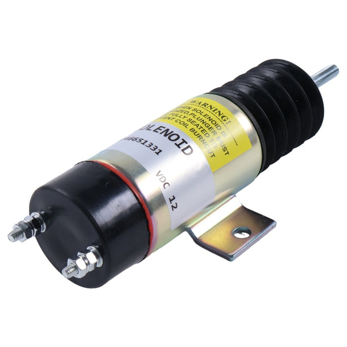 DURAFORCE 12V Dual Coil Pull Solenoid D610-B1V12 for Kubota D905 Engine Genie 2-Terminals