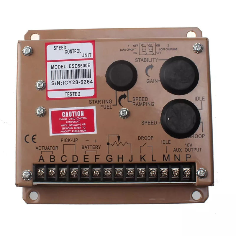 DURAFORCE ESD5500E Electronic Engine Speed Controller Governor for 12/24V Generator Genset