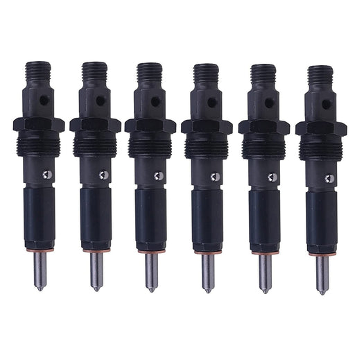 DURAFORCE 6X Fuel Injectors 3897596 3802818 for Cummins 12V 6BTA B6.7 ISB QSB 350hp