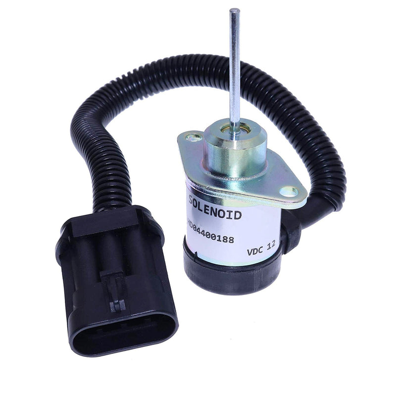 DURAFORCE 12V Stop Solenoid 6691313 for Bobcat 425 428 E25 E26 E27 Woodward 1503ES-12A5UC4