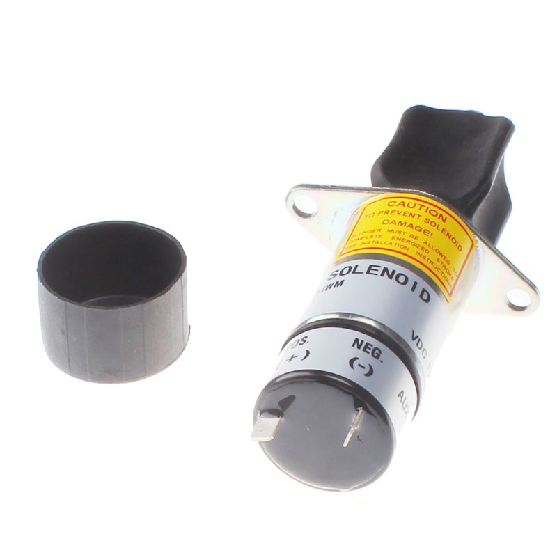 DURAFORCE 12V Stop Solenoid 1502-12A6U2B1S1 106977 for Miller Pull Hold 1502 Series