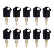 DURAFORCE 10x CAT Ignition Keys 5P8500 for Caterpillar Excavator Skidsteer Heavy Equipment