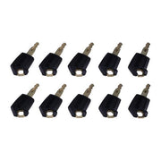 DURAFORCE 10x CAT Ignition Keys 5P8500 for Caterpillar Excavator Skidsteer Heavy Equipment