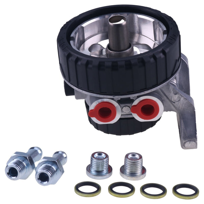 DURAFORCE Fuel Filter Head RE500160 for John Deere 6600 6800 7210 7410 7600 7610