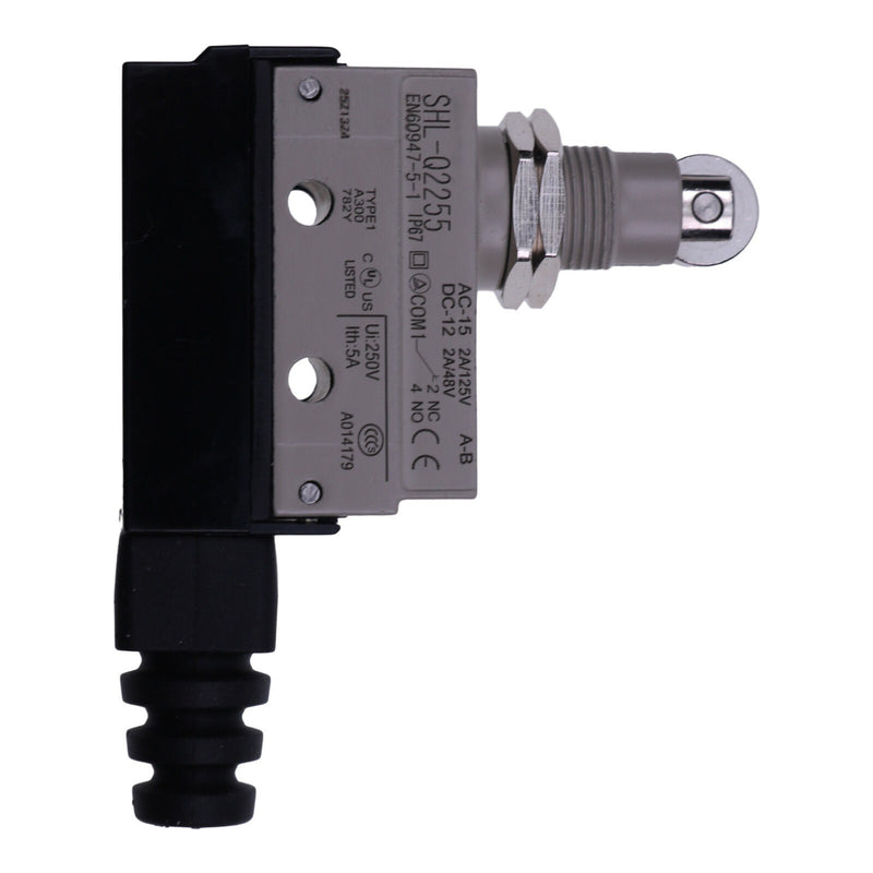 DURAFORCE Omron SHL-Q2255 Travel Limit Switch Panel Mount Roller Plunger SHLQ2255