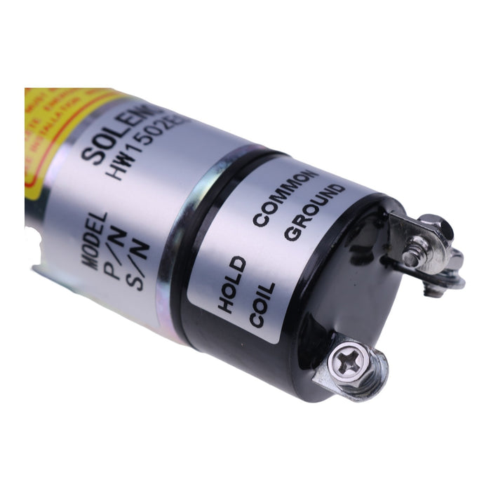 DURAFORCE 12V Fuel Stop Solenoid 1502ES-12C7U1B2S1 for Woodward 1502ES Engine