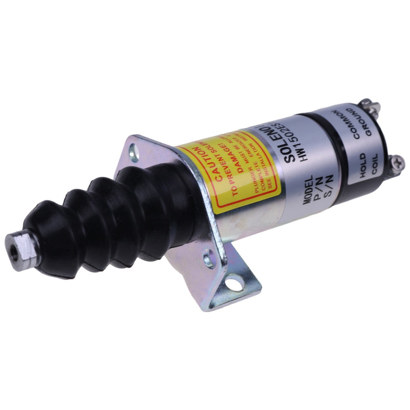 DURAFORCE 12V Fuel Stop Solenoid 1502ES-12C7U1B2S1 for Woodward 1502ES Engine