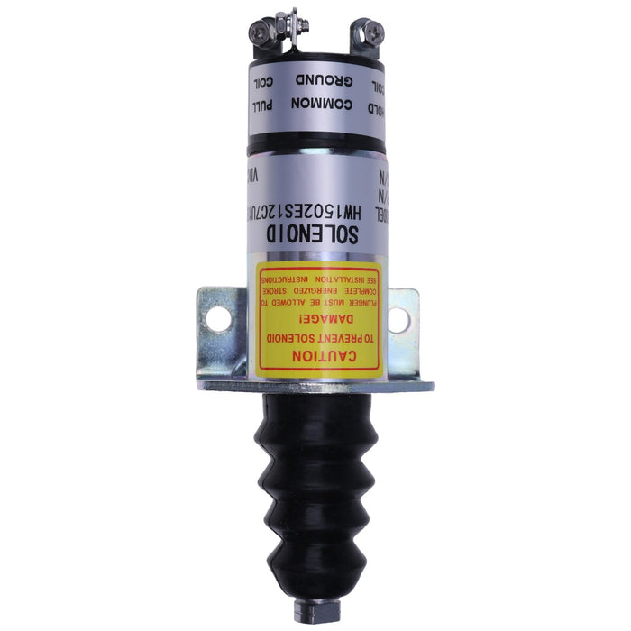 DURAFORCE 12V Fuel Stop Solenoid 1502ES-12C7U1B2S1 for Woodward 1502ES Engine