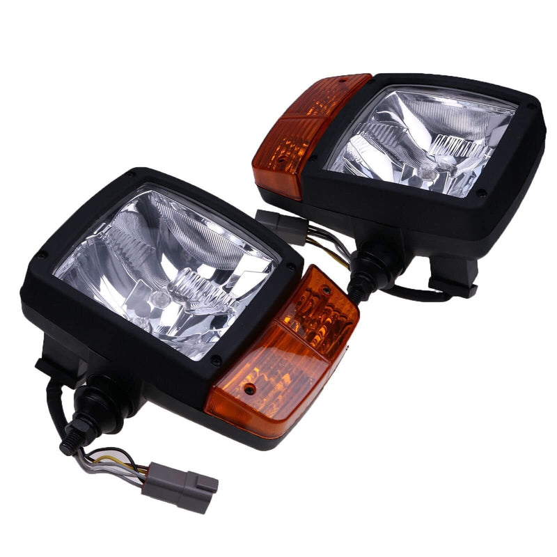 DURAFORCE Volvo Loader Headlamps LH & RH 11170059 11170060 for L90E L70E L60E L110E