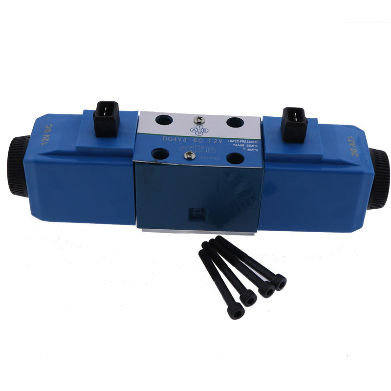 DURAFORCE 12V Hydraulic Solenoid Directional Valve 02-332169 for Eaton Vickers