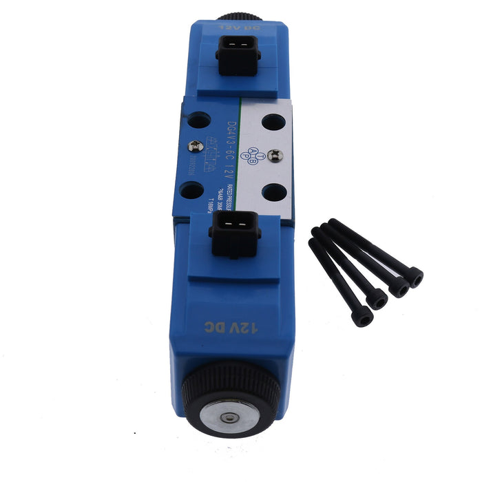 DURAFORCE 12V Hydraulic Solenoid Directional Valve 02-332169 for Eaton Vickers