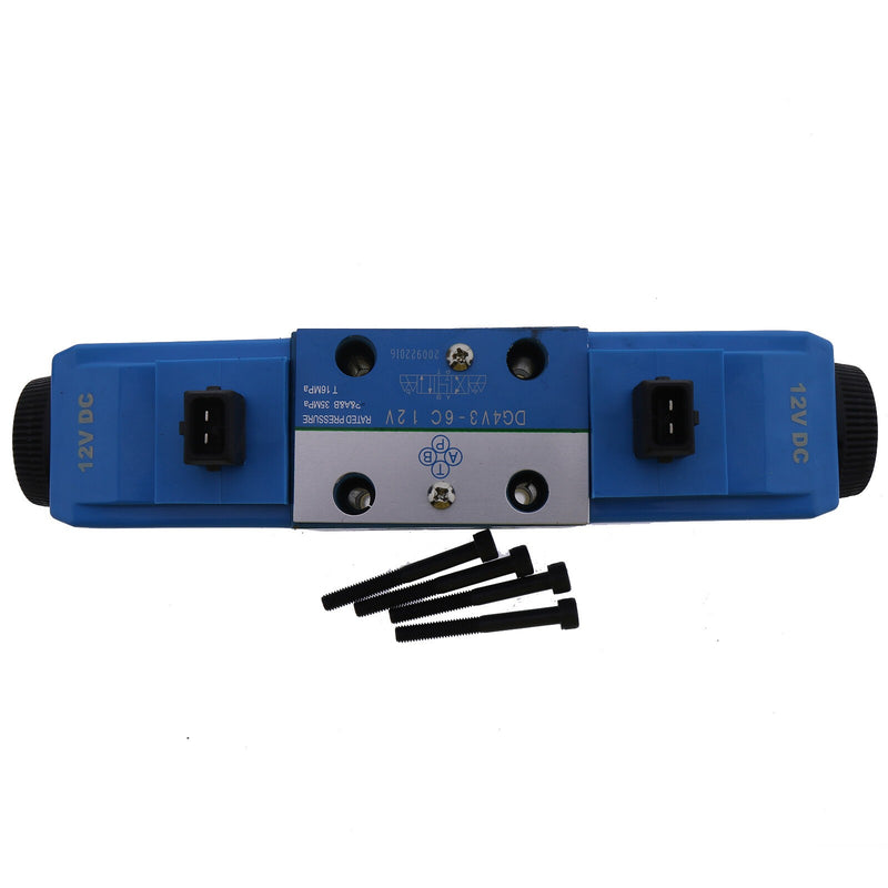 DURAFORCE 12V Hydraulic Solenoid Directional Valve 02-332169 for Eaton Vickers