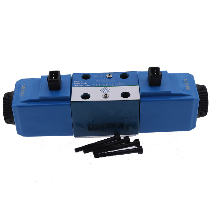 DURAFORCE 12V Hydraulic Solenoid Directional Valve 02-332169 for Eaton Vickers