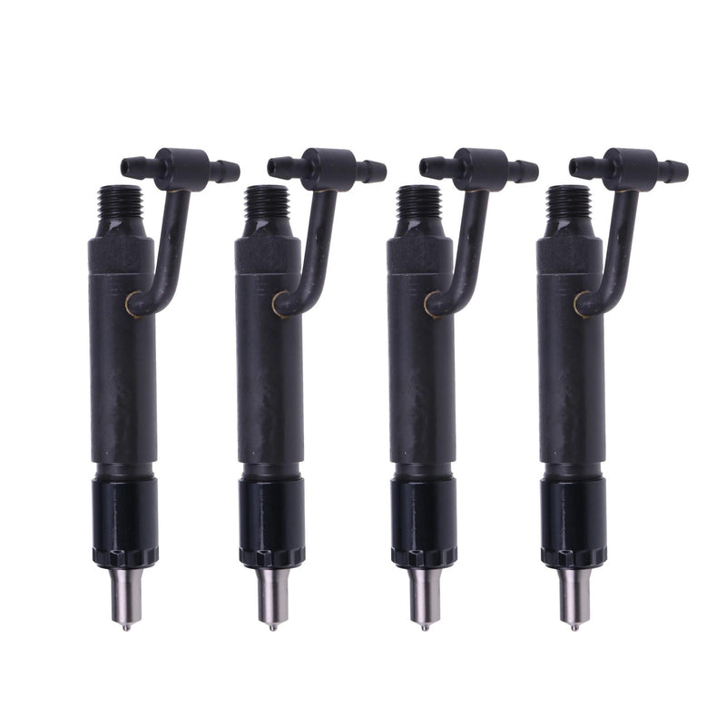 DURAFORCE 4Pcs Fuel Injector AT110750 729503-53100 for Komatsu 4D84E 4TNE88 Yanmar