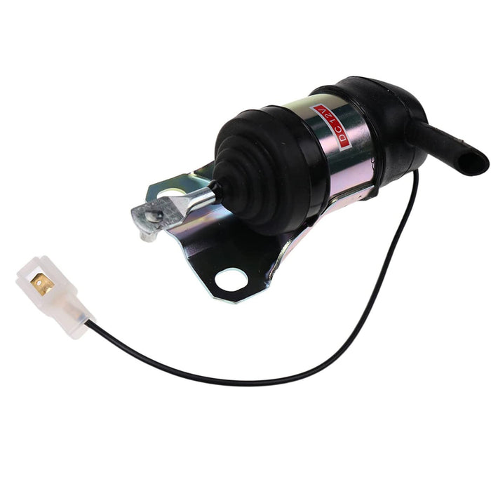 DURAFORCE 12V Fuel Stop Solenoid 6655120 for Bobcat B300 BL370 BL470 BL475 BL570 BL575