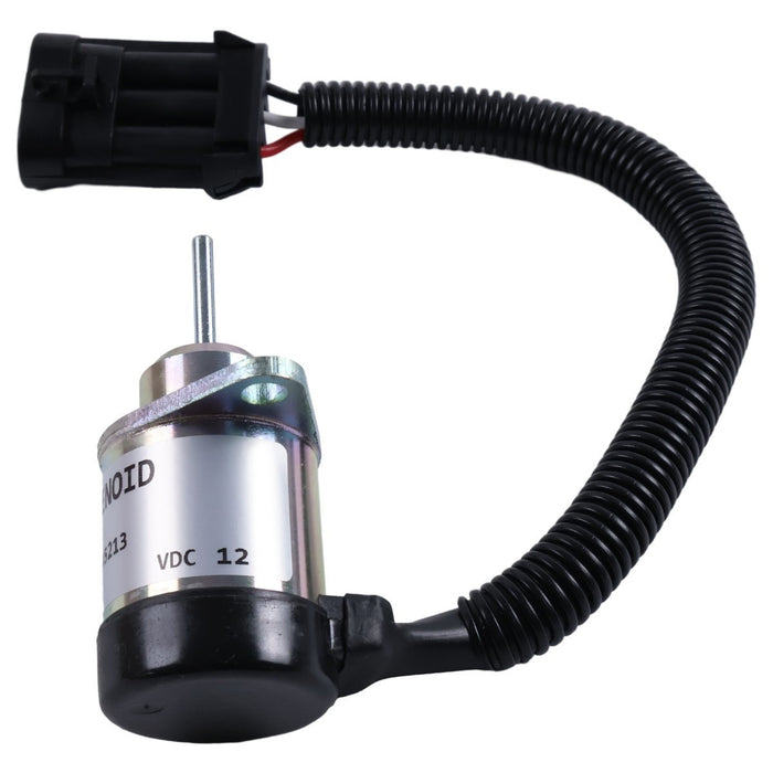 DURAFORCE 12V Fuel Shut Off Solenoid for Kubota V2607 Engine Bobcat S650 T650 5600 5610