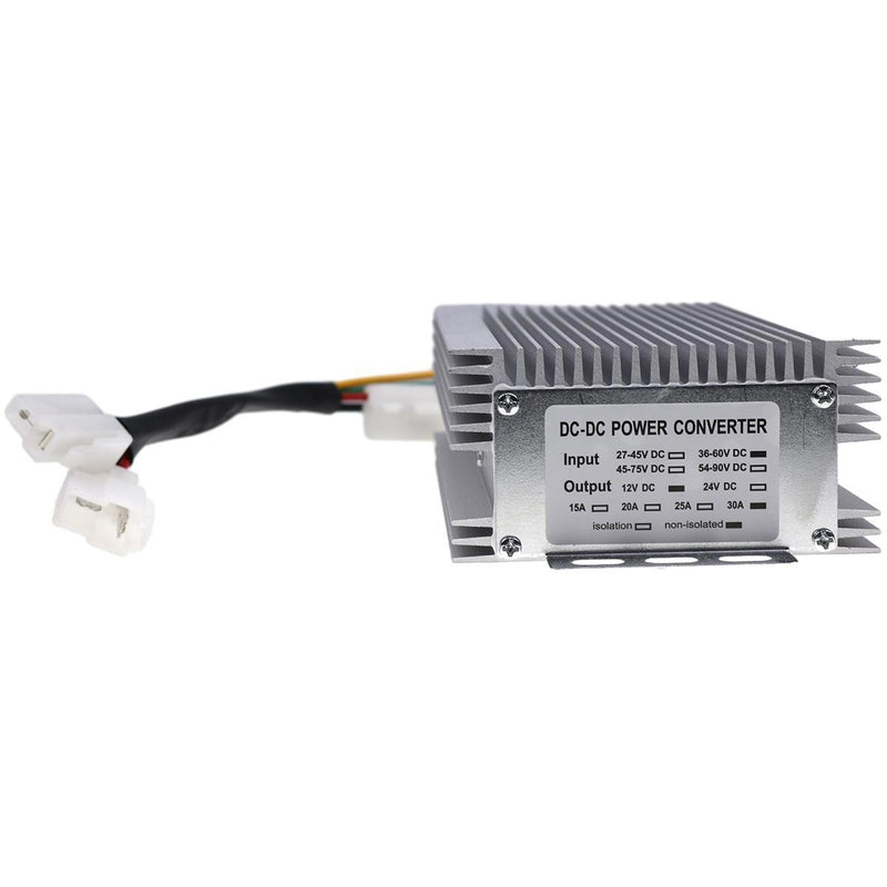 DURAFORCE 48V to 12V 30A Voltage Converter DC-DC Reducer 360W for Golf Cart