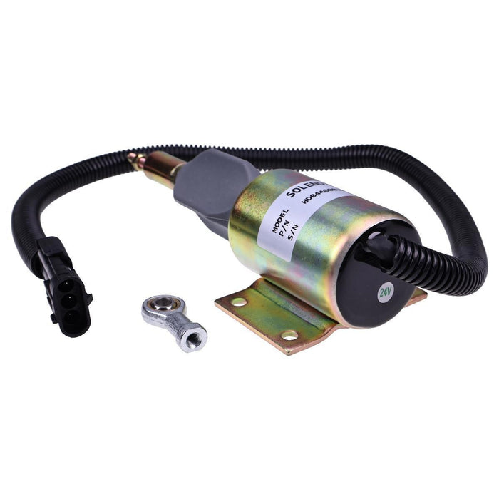 DURAFORCE 24V Fuel Shutdown Solenoid 3930236 SA-4348-24 for Cummins 4BT 6BT NT855 Engine