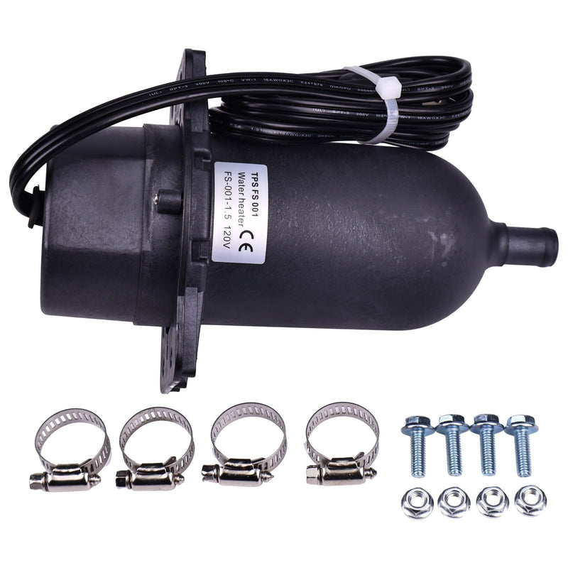 DURAFORCE 1500W 120V Hotstart Engine Heater TPS151GT8-000 Coolant Water 12.5Amp Plug