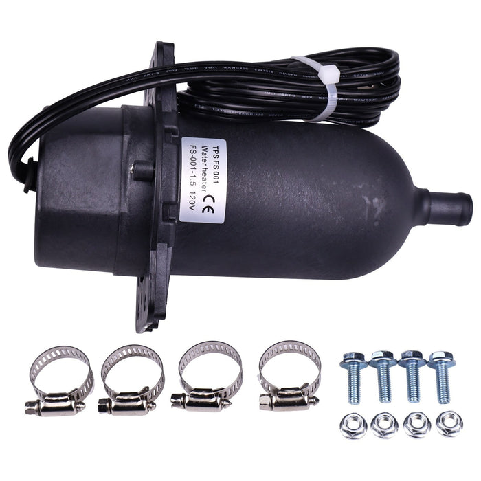 DURAFORCE 1500W 120V Hotstart Engine Heater TPS151GT8-000 Coolant Water 12.5Amp Plug